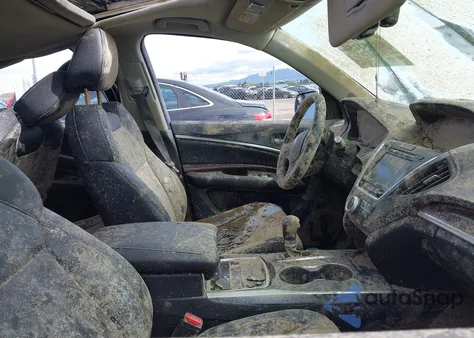 2014 Acura Mdx Technology Package z USA, uszkodzony, nr VIN 5FRYD4H44EB040093